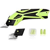 Tijeras Eléctricas- Hawkforce 4V Batería Recargable de Iones de Litio Tijeras Eléctricas Inalámbricas Cortador de Cajas…